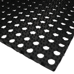 ER80120 Matta Ergo Ring Svart 80x120cm