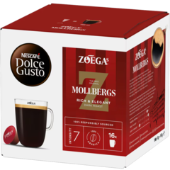 12144701 Kaffekapslar Nescafe Dolce Gusto Mollbergs Blandning 16-pack