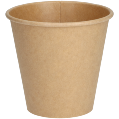 100890 Yoghurtbägare Papper Brun 23cl /Ø90mm)