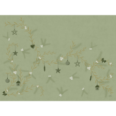 119211527 Julduk Duni Dunicel Noël Pistachio Grön 30x40cm