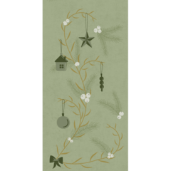 119211531 Servett Duni Dunisoft Noël Pistachio Grön 40x40cm