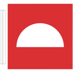 6705507 Flaggskylt Brandredskap*