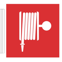 6705508 Flaggskylt Inomhusbrandpost*