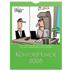 D1707 Väggkalender Burde Kontorshumor 2026