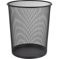 730010 Papperskorg Mesh Svart 18L