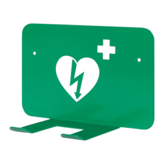 9018083 Väggfäste hjärtstartare grön*