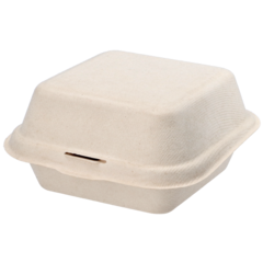 7764 Hamburger Box Bagasse