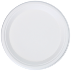 88226 Bagassetallerken Hvid 26 cm