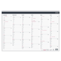 D5050 Almanacka Burde 5050 Väggblad Elegant 2026 420x297mm