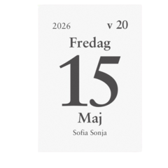 D5201 Dagblokk 44x63mm 2026