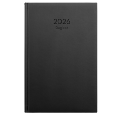D5880 Kalender Dagbok Svart 2026