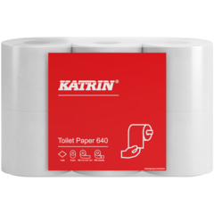 MF111508 Toalettpapper Katrin Basic 640 Ark 1-lagers