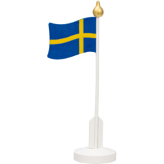 HIS85 Hisab Träflagga 24cm