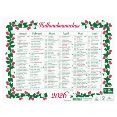 D5020 Almanacka Burde 5020 Lilla Hallonalmanackan 2026