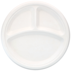 882326 Bagassetallerken Hvit 3-Roms 2