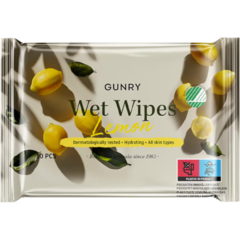 131600 Våtservett Gunry Lemon 10-pack