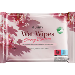 131603 Våtservett Gunry Cherry Blossom 10-pack