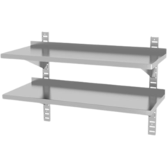 HE329 Dubbla Hyllor 60cm