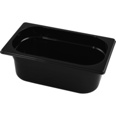 PC14100B Plastkantin GN Polykarbonat 100mm Svart