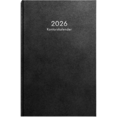 D1073 Almanacka Burde 1073 Kontorskalender Inbunden 2026 Svart
