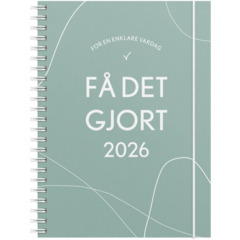 D1220 Almanacka Burde 1220 Få det gjort 2026 Grön A5
