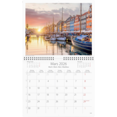 D1727 Väggkalender Burde 1727 Scandinavia 2026