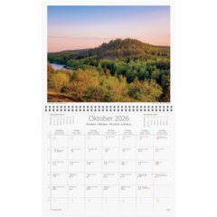 D1730 Almanakk Sverige 30x48cm 2026