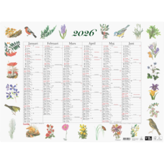 D5040 Almanacka Burde 5040 Stora Naturalmanackan Anteckningar 2026