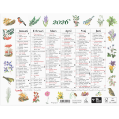 D5045 Almanacka Burde 5045 Lilla Naturalmanackan 2026