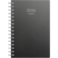 D5120 Almanacka Burde 5120 Dagbok ECO Line 2026 Svart