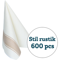1106510 Napkin Stil Rustic Brown 40x40cm