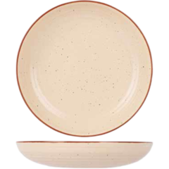 BI5635025 Tallrik Djup Artisan Cream 25cm