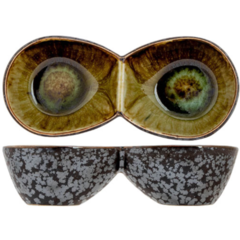 BI5699005 Duoskål Proof by Cosy & Trendy Mineral 14x6,2cm