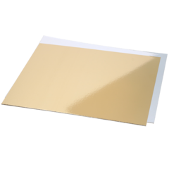 1052530 Tårtbricka 250x300mm Premium Guld/Silver