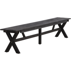 VD6095001 Bänk Rives Svart 230x45cm