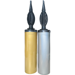 56137601 Balloon Pump Gold/Silver 28.5cm