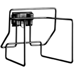 1049297 Munskyddshållare Toolflex med väggadapter Svart*