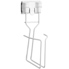 1049303 Flaskhållare Toolflex med väggadapter Vit*