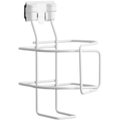 1049304 Burkhållare Toolflex med väggadapter Vit*