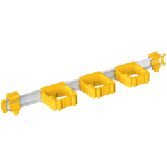 1049316 Skena Toolflex ONE 54cm med 3st hållare Gul*
