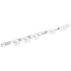 1049323 Skena Toolflex ONE 94cm med 5st hållare Vit*