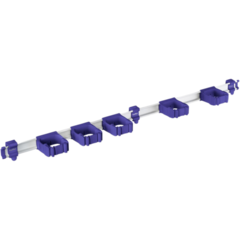 1049327 Skena Toolflex ONE 94cm med 5st hållare Lila*
