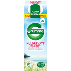 510005764 Tvättmedel Grumme Flytande Kulörtvätt 2L