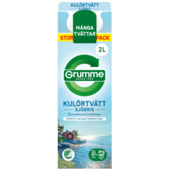 510005131 Tvättmedel Grumme Flytande Kulörtvätt Sjöbris 2L