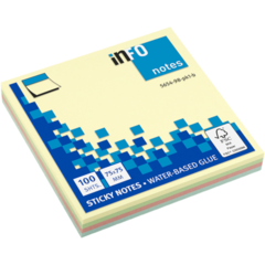 565498 MUISTILAPUT 75X75MM PASTELLI