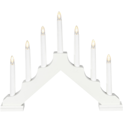 GK2322205 Ljusstake 7-Arm LED Trä B/O