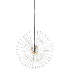 GK3096800 Ljusdekoration Svart 25cm