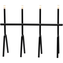 GK3911 Ljusstake Metall LED 39cm