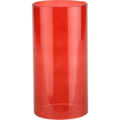 8841741 Lysestage til oliekapsel Rød Glas*