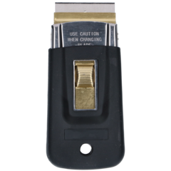 TP23047 Rakbladsskrapa Gummiöverdrag Svart